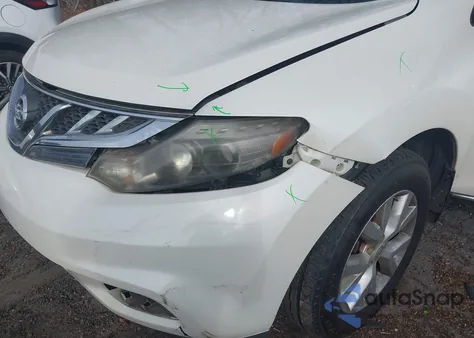 2012 Nissan Murano Sl from USA, damaged, VIN JN8AZ1MU8CW116730